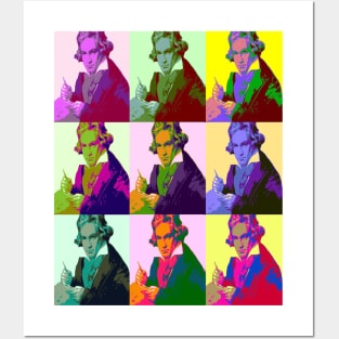 Ludwig Van Beethoven Pop Art Posters and Art